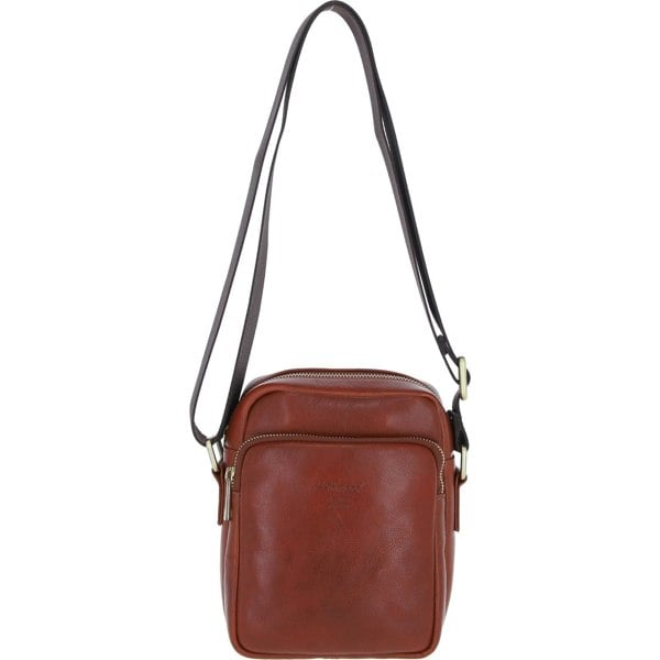 Real Leather Crossbody Bag: pl-43