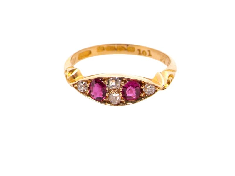 Vintage Tom An Edwardian Ruby and Diamond Ring