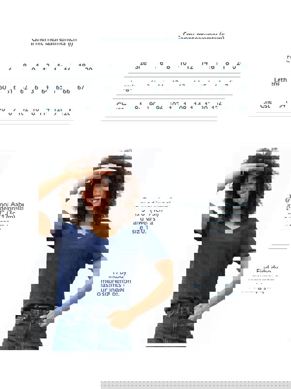 Kite Womens Organic Sandford V-Neck Slub Jersey T-Shirt Midnight