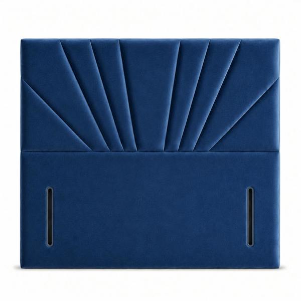 Great British Beds Sunrise Headboard - Blue Plush