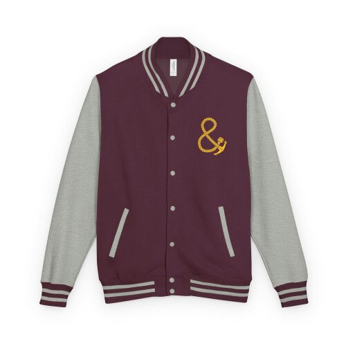 Anchor & Crew The Playmaker Basketball Club League Cotton Varsity Letterman Jacket