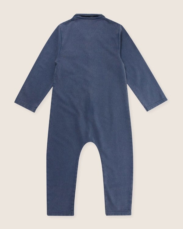 Navy Denim Overalls - image 7