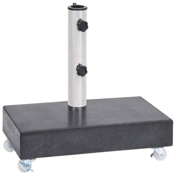 Berkfield Umbrella Base Black 45x25x8 cm Granite