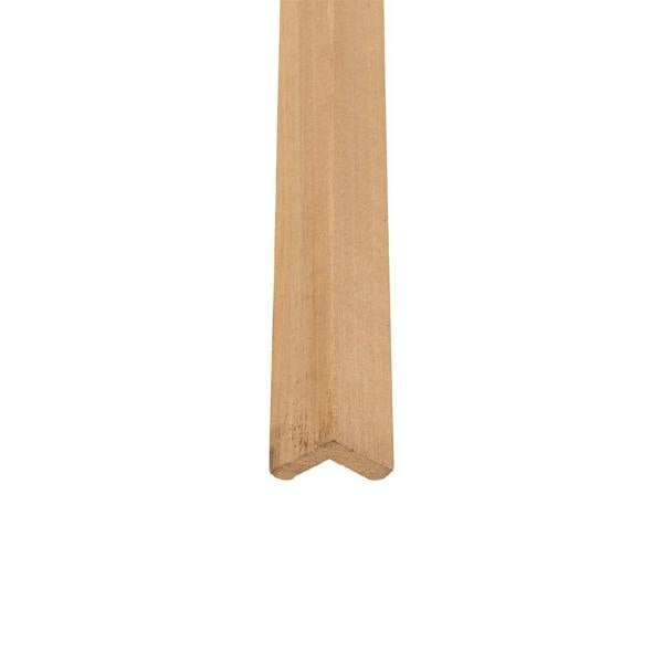 Snowdon Timber Light Hardwood Square Corner Moulding (T) 18mm (W) 18mm (L) 2.4m