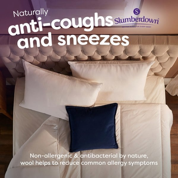 Slumberdown Wonderful Wool Firm Support Pillow