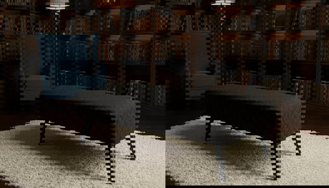 Premium Stitched Footstool Bench &amp; Coffee Table with Hidden Storage - ISTOOLS