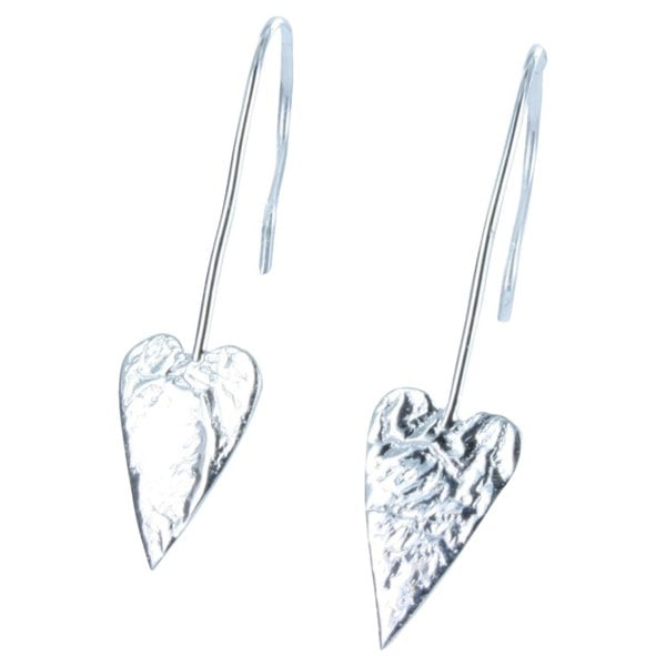 Trio of Hearts Sterling Silver Drop earrings - Reeves & Reeves