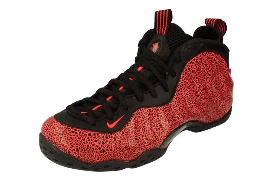 Nike Air Foamposite One Mens Hi Top Basketball Trainers 314996 014 - Black Bright Crimsom 014 - Photo 0