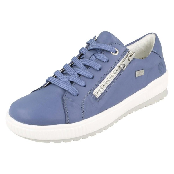 Remonte Ladies Remonte Casual Shoes With Side Zip And Remonte Tex D0700 - Blue 16
