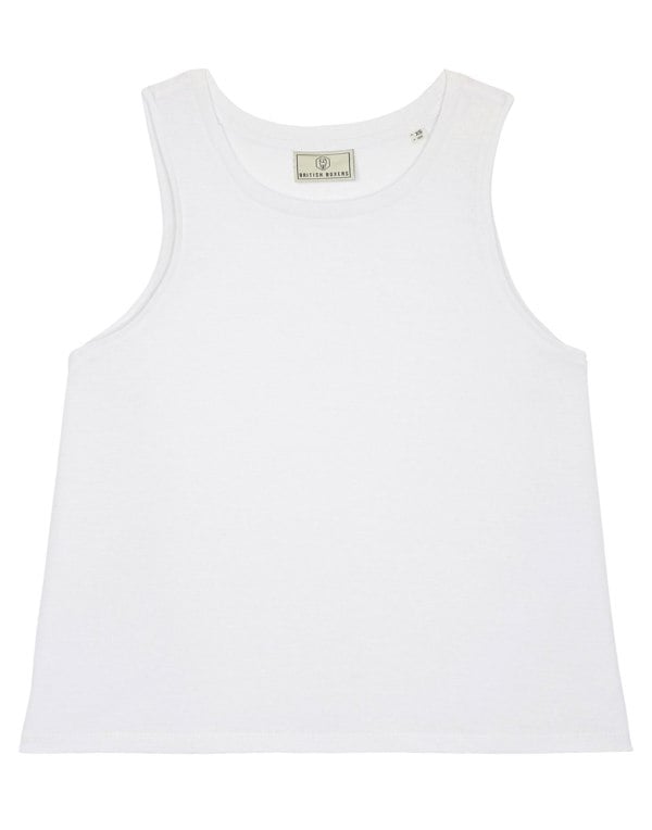 Women's Joni Tank Top – Pure White - British Boxers