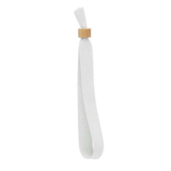 MidOcean Fiesta RPET Polyester Wristband - White - 