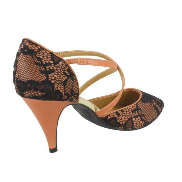Anne Michelle Ladies Anne Michelle Pointed Toe Court Shoes