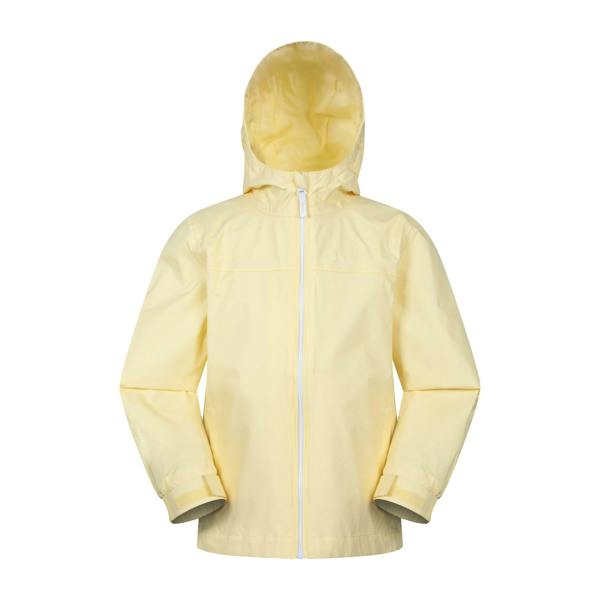 Mountain Warehouse Childrens/Kids Torrent Waterproof Jacket - Pale Yellow - 