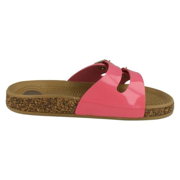 Spot On Ladies Spot On Two Buckle Mules