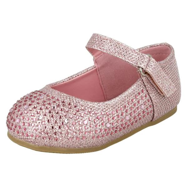 Savannah Girls Savannah Flat Diamante Shoes