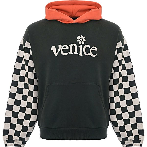Erl Mens Venice Knitted Hoody in Multicoloured