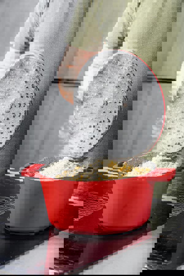 MasterClass Red Cast Aluminium Casserole Dish, 4L