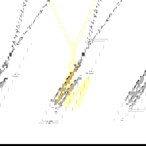 191P0738019_Initial_Diamond_Letter_Necklace_In_9ct_Yellow_Gold_M