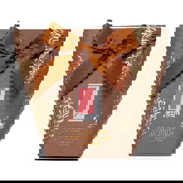 Cocoa Dusted Dark Chocolate Almonds in Bow Box, 130g