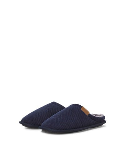 Jack & Jones CORDIE Mens Mule Slippers Navy Blazer