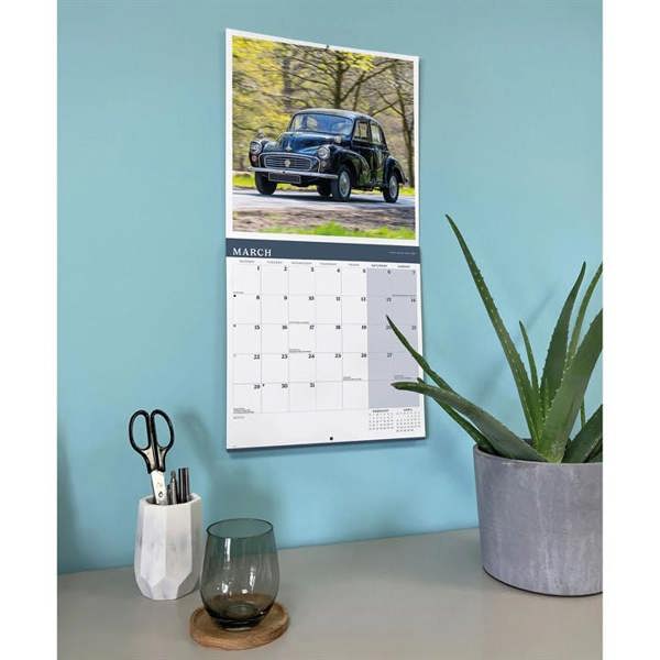 Classic British Cars Calendar 2027, Wall Calendars, Month To View, Transport, Gift