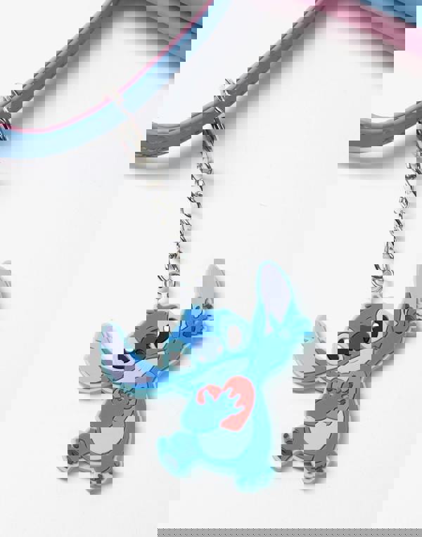 Lilo & Stitch Womens Blue Cardholder & Keyring Wallet Gift Set (One Size)