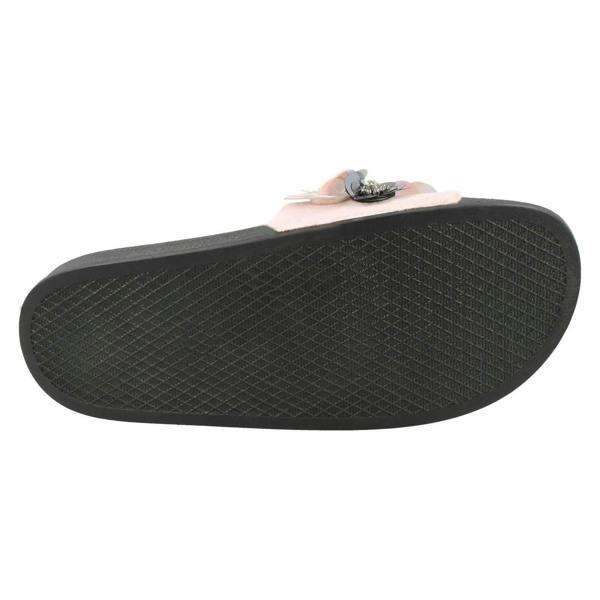 Savannah Ladies Savannah Sequin Flower Slider Mules
