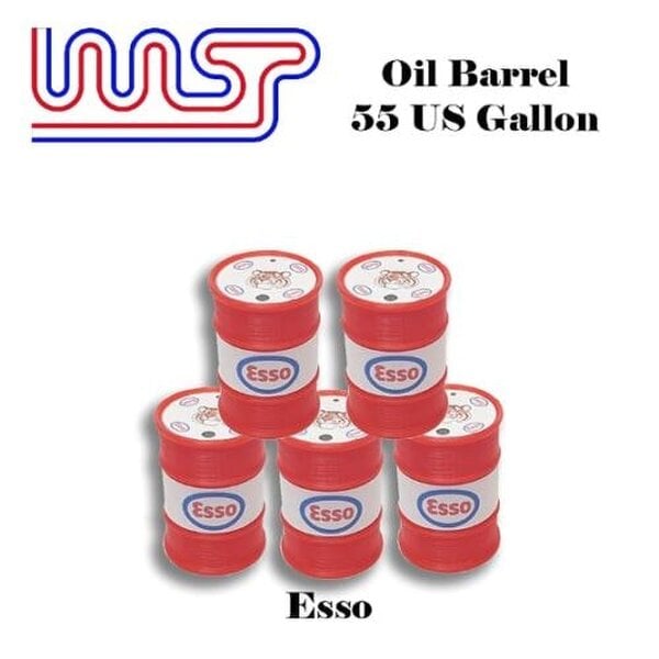 MCSlots Esso 5 x Barrel Drum 1:32 Scale Slot Car Track Scenery Wasp 55