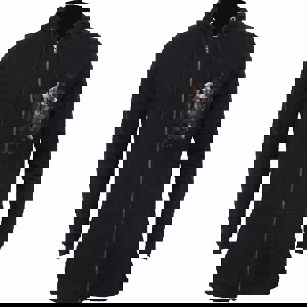 POCKET KITTEN - Ladies Fish Tail Full Zip Hoody - Zip Sleeve - Spiral USA