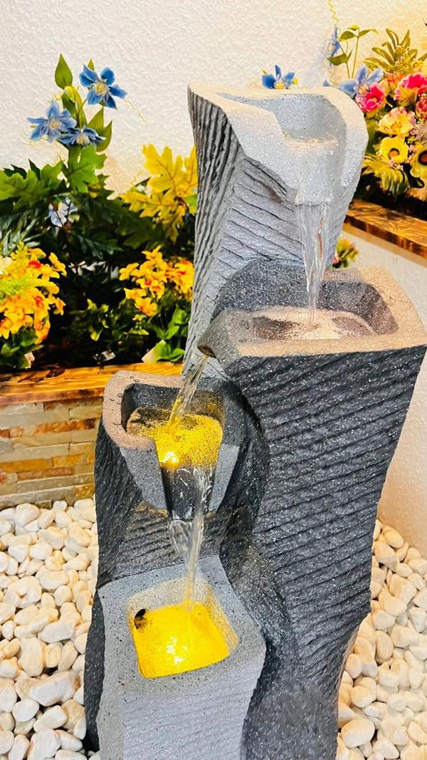 Tranquillity Water Features Monchrome Elegance Contemporary Water Feature