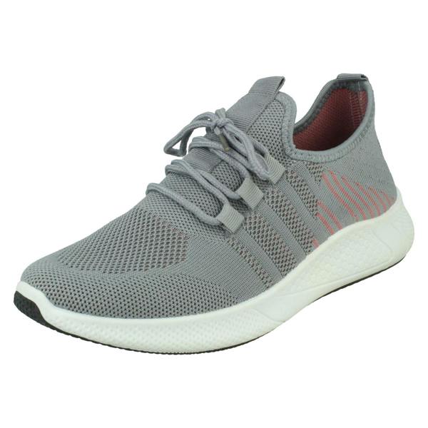 Spot On Ladies Spot On Casual Lace Up Trainers F7201