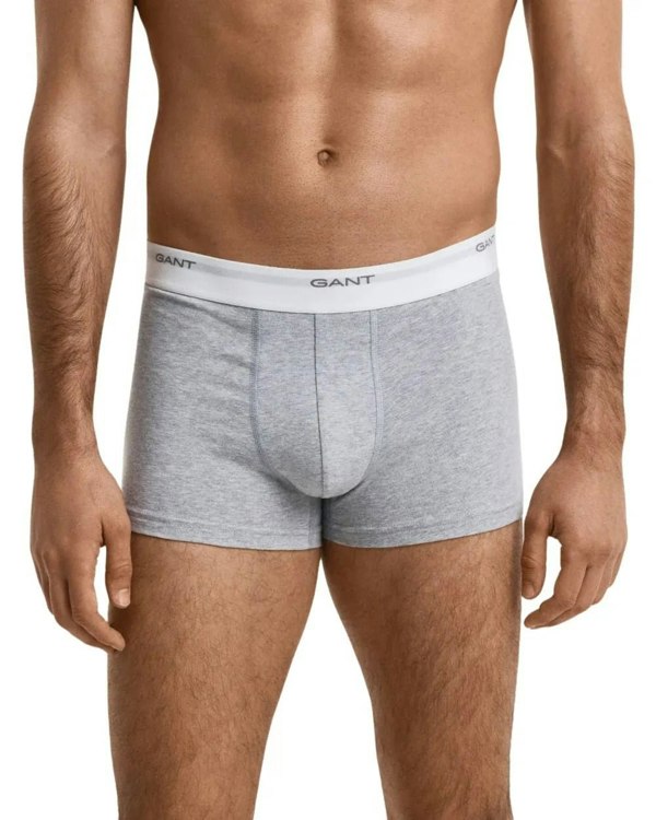 GantTrunks 3 - pack3 - Pack Core Logo Boxer Trunks, Black/White/GreyBoxers & Briefs