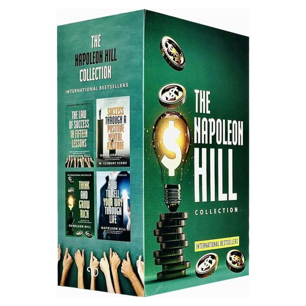 Napoleon Hill 4 Books Collection Box Set – Think and Grow Rich & Success Collection