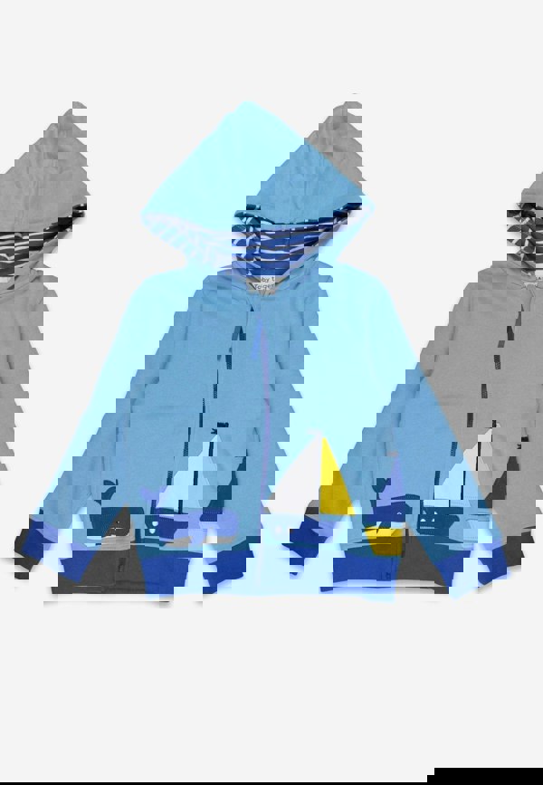 Organic St Ives Applique Hoodie - Toby Tiger