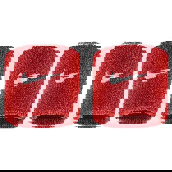 Nike Classic Swoosh Wristband (Pack of 2) - Red/White - 