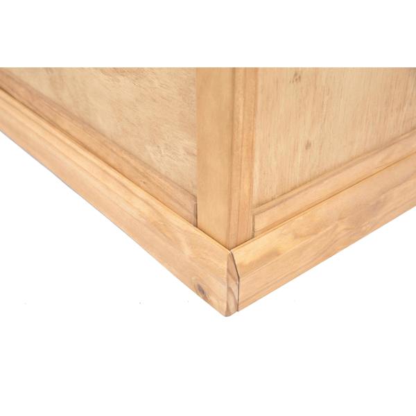 Cabinet Bits Lucca Waxed Blanket Box Ottoman