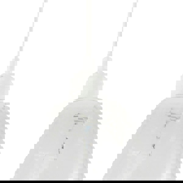 Cylindrical Opal White Snowflake 25cm Glass Pendant Lighting Shade Image 3