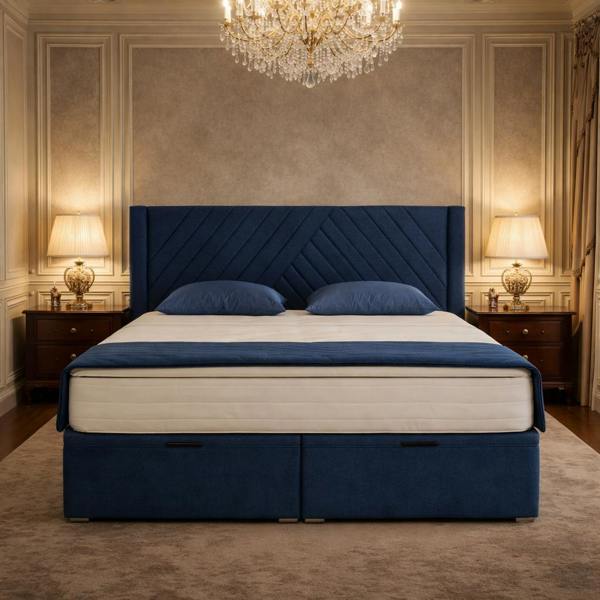 Great British Beds Belfast Winged Divan Ottoman Bed