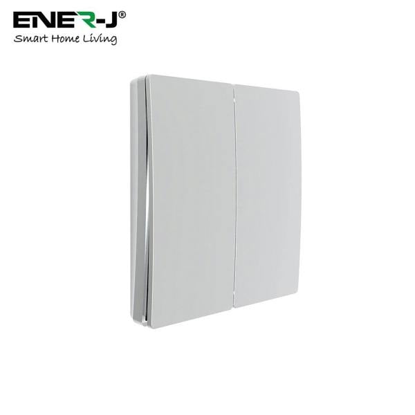 ENER-J Wireless Kinetic 1 Gang Switch Eco Series (Silver body)
