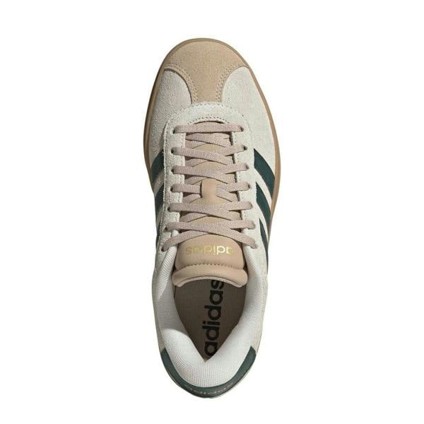 Adidas Womens/Ladies Court Bold Leather Trainers - Beige/Green - 