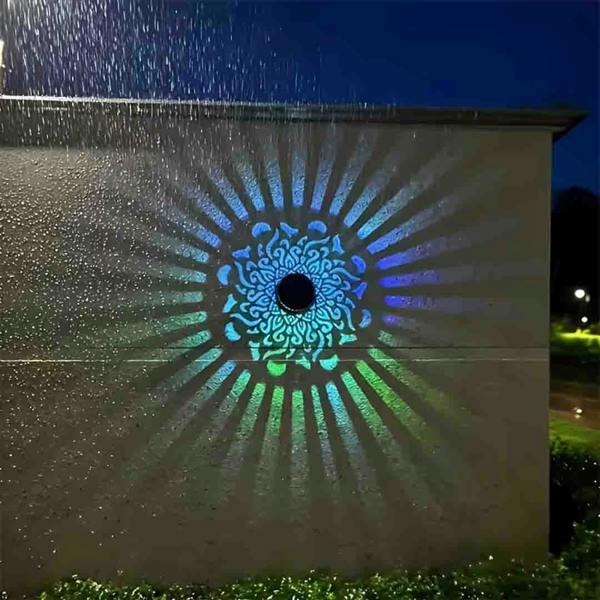 Leaper Solar Mandala Decorative Wall Light