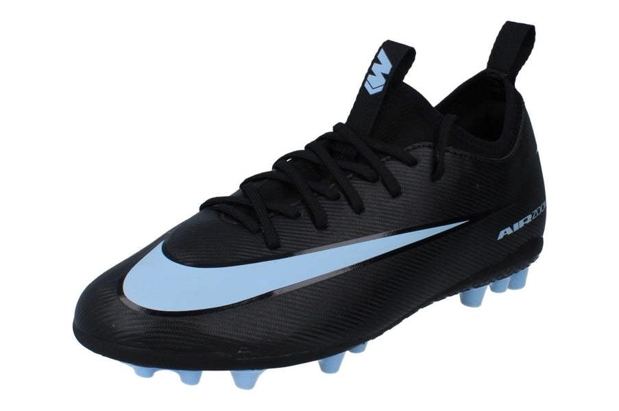 Nike Junior Zoom Vapor 16 Academy AG Football Boots Fq8403  001 - Black Ice Blue 001 - Photo 0