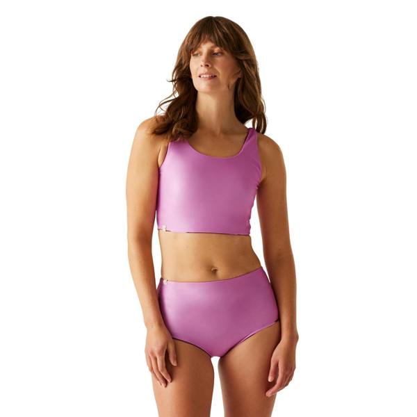 Regatta Womens/Ladies Orla Kiely Spinning Flower Reversible Bikini Set - Morello - 