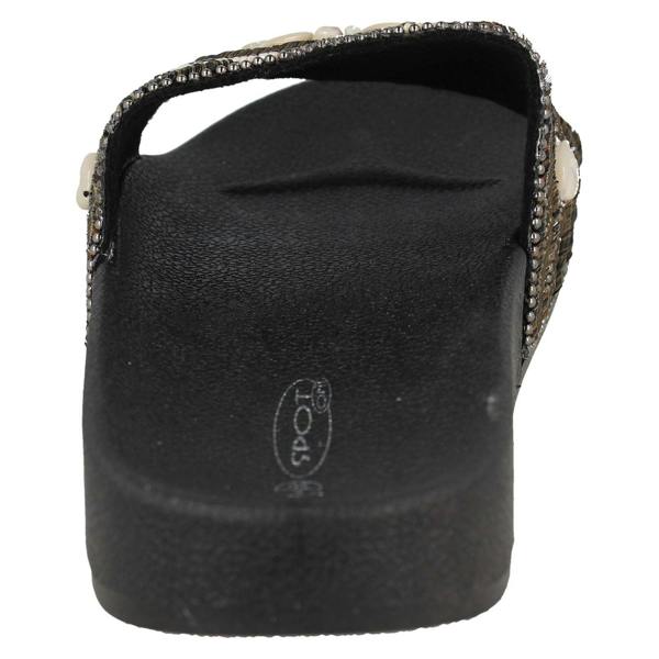 Spot On Ladies Spot On Open Toe Summer Mule