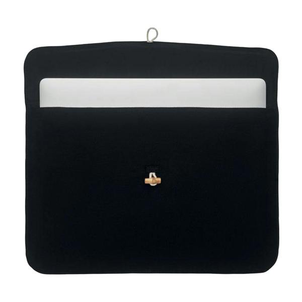 MidOcean Plain Bamboo Laptop Sleeve - Black - 