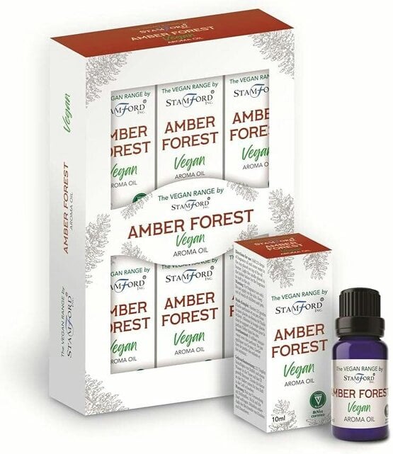 Stamford Vegan Amber Forest Fragrance Oils, 6 x 10ml