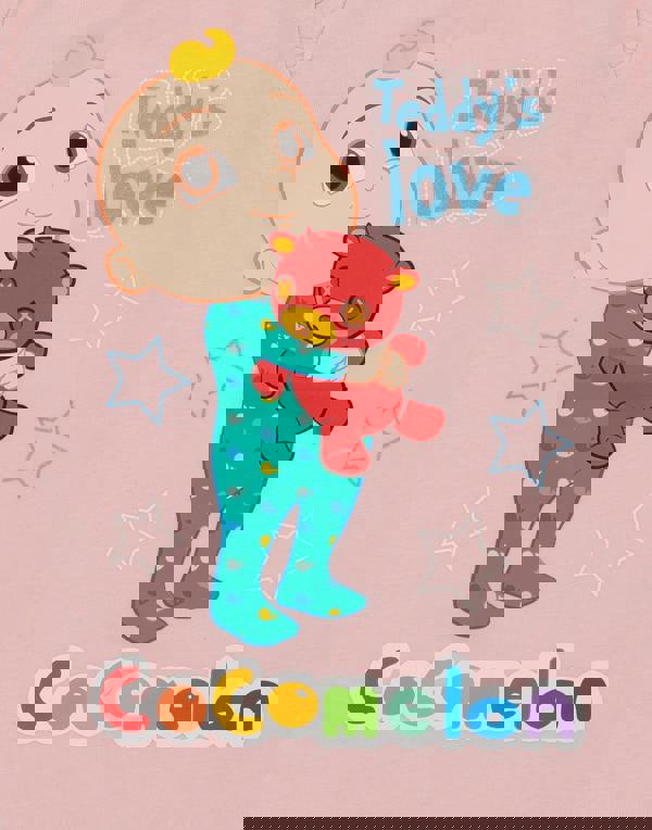 Cocomelon Girls Pink Jj Long Sleeve Long Leg Pyjama Set