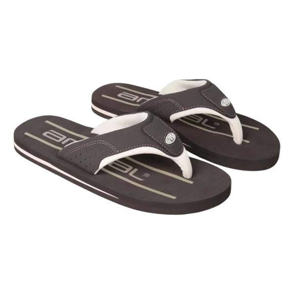 Animal Mens Jekyl Recycled Flip Flops - Dark Brown - 