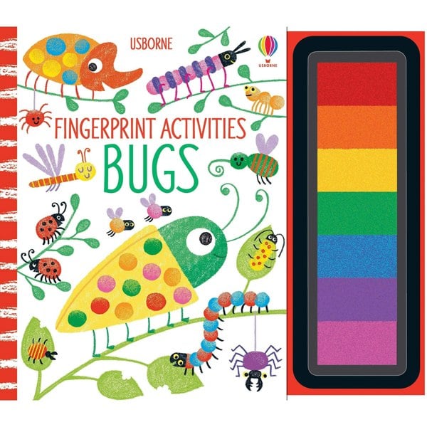 Fingerprint Activities Series 3 Books Collection Set - Garden, Cats & Dogs, Bugs