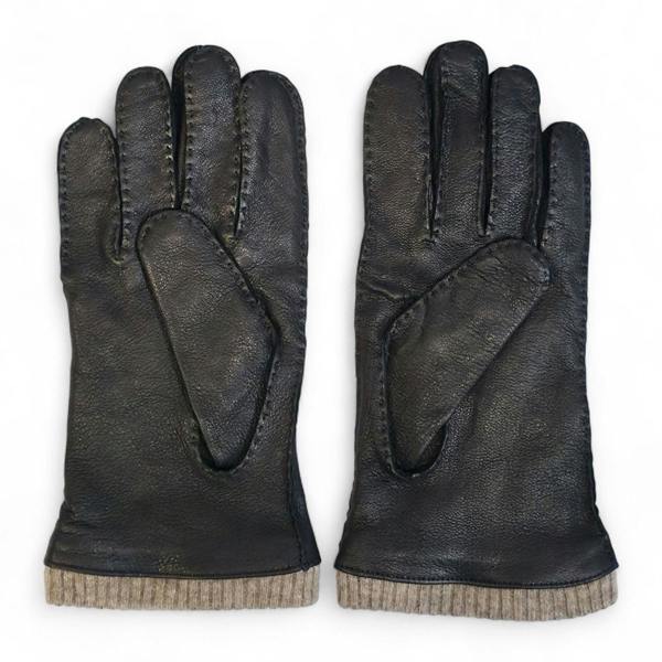 Infinity Leather Men’s Italian Leather Warm Wool Lining Winter Gloves - M-LGV-405